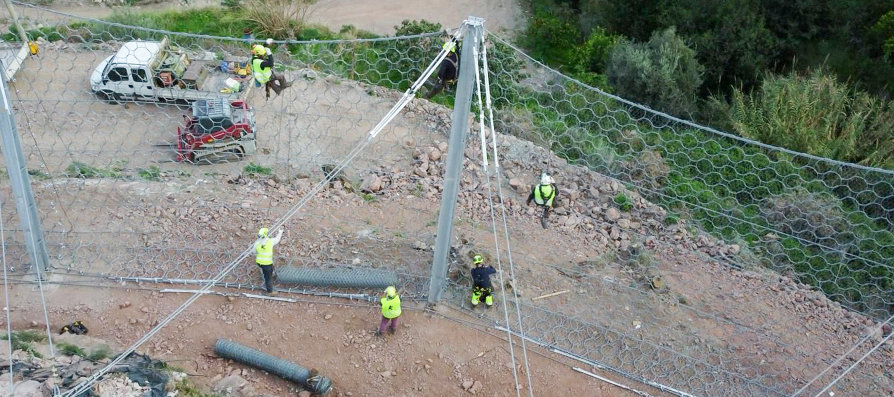 Protezione caduta massi - Soluzioni ingegneria Maccaferri