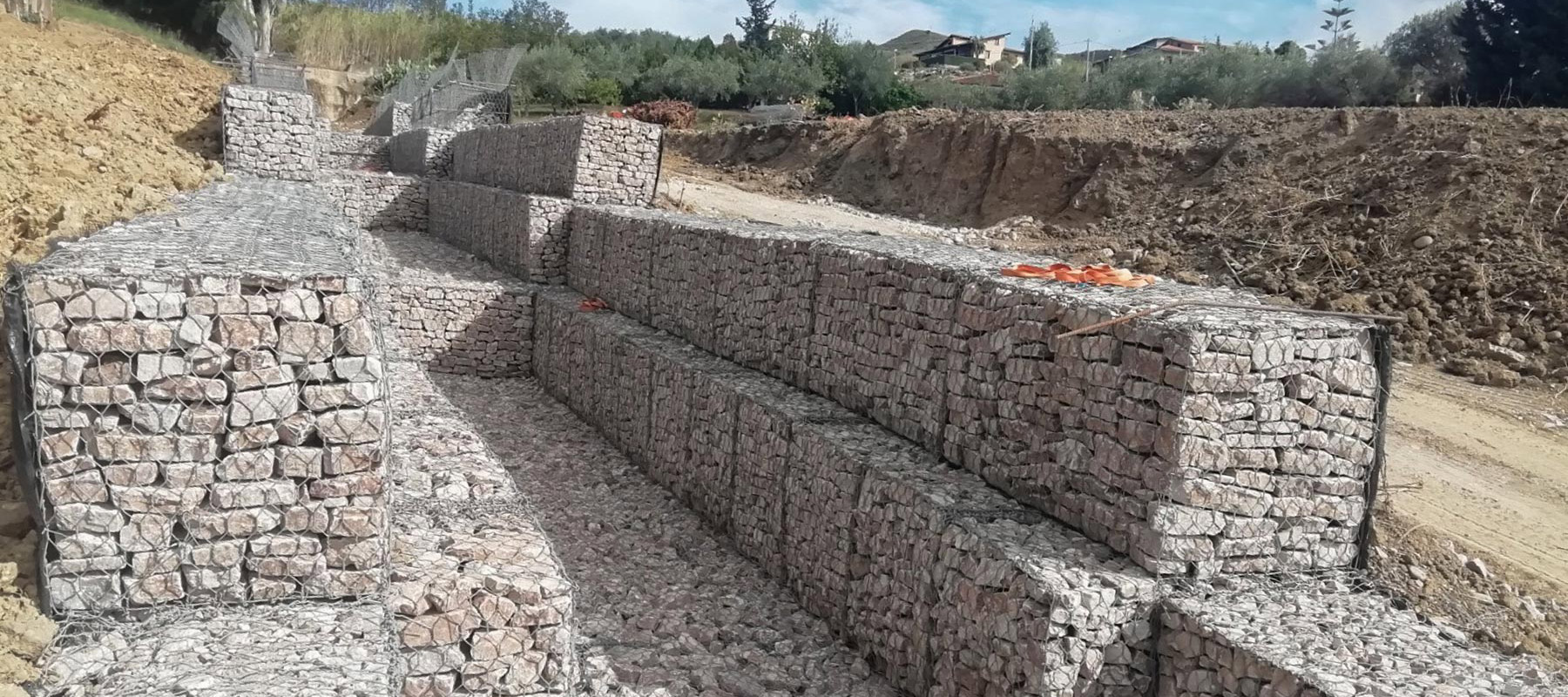 Sistemazione idraulica contrada Mastro di Casa - Maccaferri Sicilia