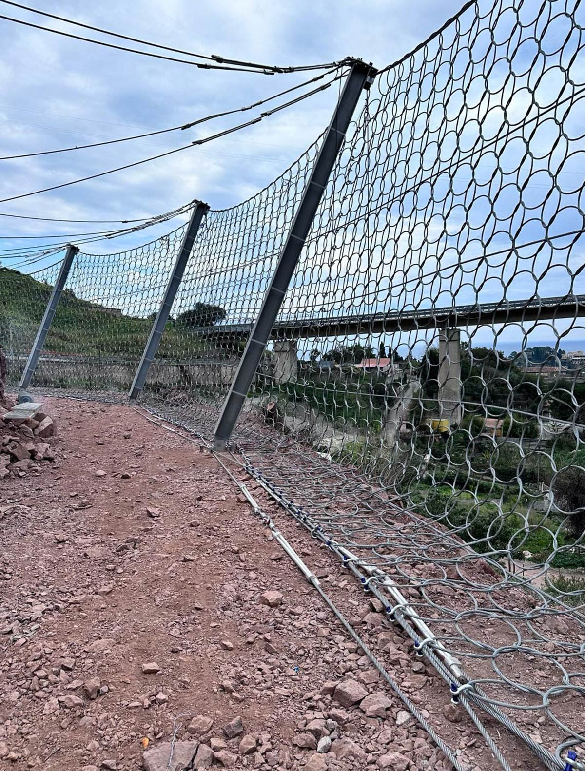 Barriere paramassi Maccaferri Sicilia